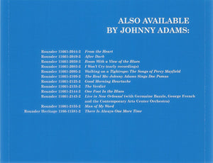 Johnny Adams : The Great Johnny Adams Blues Album (CD)