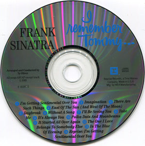 Frank Sinatra : I Remember Tommy (CD, Album, RE, RM)