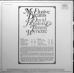 David Houston & Tammy Wynette : My Elusive Dreams (LP, Album, Mono, Ter)