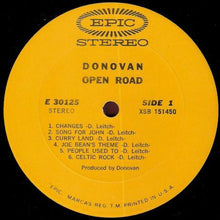 Load image into Gallery viewer, Donovan : Open Road (LP, Album, Gat)
