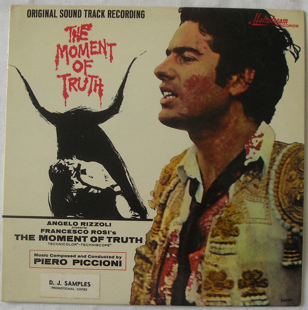 Piero Piccioni : The Moment Of Truth (LP, Album, Mono)
