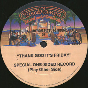 Various : Thank God It's Friday (The Original Motion Picture Soundtrack) (2xLP, Album, Gol + 12", S/Sided)