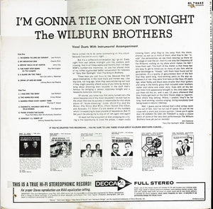 The Wilburn Brothers : I'm Gonna Tie One On Tonight (LP, Album)
