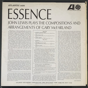 John Lewis (2) : Essence (LP, Album, Mono, Promo)