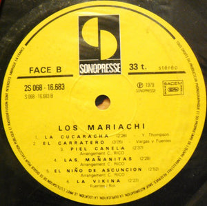 Los Mariachi De Chucho Rico : Mexique (LP, Album)
