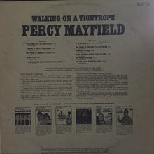 Laden Sie das Bild in den Galerie-Viewer, Percy Mayfield : Walking On A Tightrope (LP, Album, Promo)
