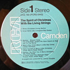 Living Strings : The Spirit Of Christmas (LP, Album, RE)