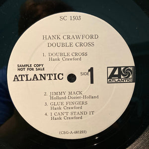 Hank Crawford : Double Cross (LP, Album, Promo)