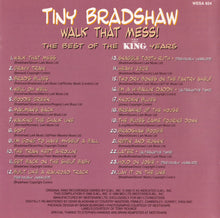 Laden Sie das Bild in den Galerie-Viewer, Tiny Bradshaw : Walk That Mess! (The Best Of The King Years) (CD, Comp, RM)
