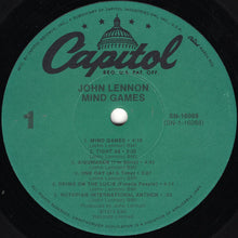 Laden Sie das Bild in den Galerie-Viewer, John Lennon : Mind Games (LP, Album, RE, Gre)
