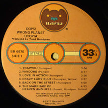 Load image into Gallery viewer, Utopia (5) : Oops! Wrong Planet (LP, Album, Los)
