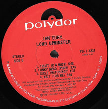Load image into Gallery viewer, Ian Dury : Lord Upminster (LP, Album)
