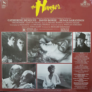 Michel Rubini & Denny Jaeger : The Hunger (Original Motion Picture Soundtrack) (LP, Album)