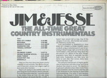 Laden Sie das Bild in den Galerie-Viewer, Jim &amp; Jesse : The All-Time Great Country Instrumentals (LP)
