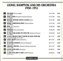 Load image into Gallery viewer, Lionel Hampton And His Orchestra : 1950-1951 (CD, Comp)
