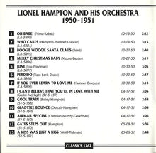 Laden Sie das Bild in den Galerie-Viewer, Lionel Hampton And His Orchestra : 1950-1951 (CD, Comp)
