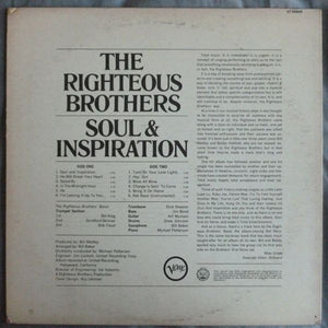 The Righteous Brothers : Soul & Inspiration (LP, Album, Club, Cap)