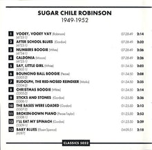 Load image into Gallery viewer, Sugar Chile Robinson : The Chronological Sugar Chile Robinson 1949-1952 (CD, Comp)
