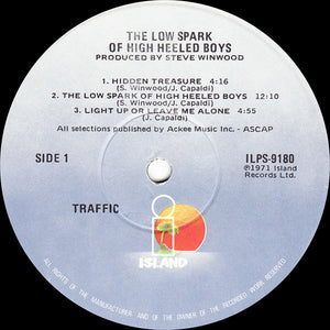 Traffic : The Low Spark Of High Heeled Boys (LP, Album, RE, LA )