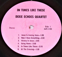 Load image into Gallery viewer, The Dixie Echoes : In Times Like These  (LP, Album)
