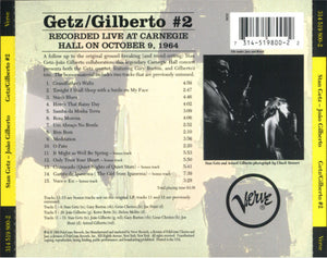 Stan Getz / João Gilberto : Getz / Gilberto #2 (CD, Album, RE, RM)