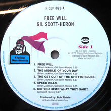 Laden Sie das Bild in den Galerie-Viewer, Gil Scott-Heron : Free Will (LP, Album, RE)
