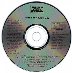 Various : Jazz For A Lazy Day (CD, Comp, RE)