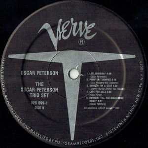 Oscar Peterson, Barney Kessel ∙ Herb Ellis ∙ Ray Brown : The Oscar Peterson Trio Set (LP, Comp, RE)