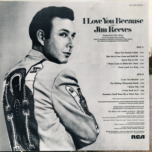 Jim Reeves : I Love You Because (LP)
