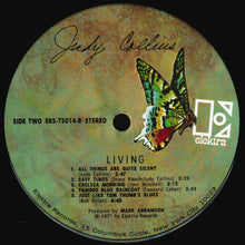 Laden Sie das Bild in den Galerie-Viewer, Judy Collins : Living (LP, Album, Ter)

