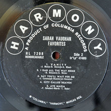 Load image into Gallery viewer, Sarah Vaughan : Favorites (LP, Comp)
