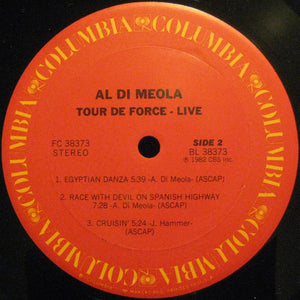 Al Di Meola : Tour De Force - "Live" (LP, Album, Pit)