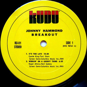 Johnny Hammond : Breakout (LP, Album)