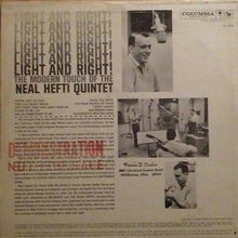 Load image into Gallery viewer, Neal Hefti Quintet : Light And Right! (The Modern Touch Of The Neal Hefti Quintet) (LP, Mono, Promo)
