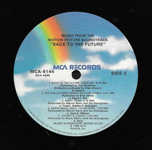 Laden Sie das Bild in den Galerie-Viewer, Various : Back To The Future (Music From The Motion Picture Soundtrack) (LP, Album, Comp, Fut)
