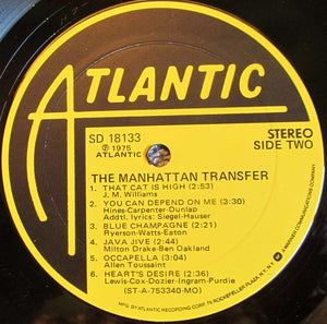 The Manhattan Transfer : The Manhattan Transfer (LP, Album, MO )