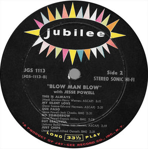 Jesse Powell (2) : Blow Man Blow (LP, Album)