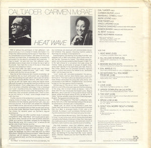 Cal Tjader ▪ Carmen McRae : Heat Wave (LP, Album)