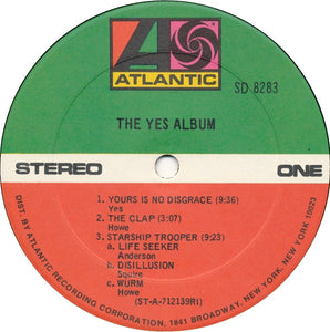 Yes : The Yes Album (LP, Album, RP, RI )
