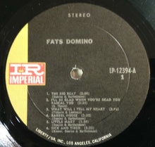 Laden Sie das Bild in den Galerie-Viewer, Fats Domino : The Fabulous Mr. D (LP, Album)
