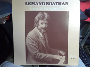 Armand Boatman : Live At Gregory's (LP, Album)