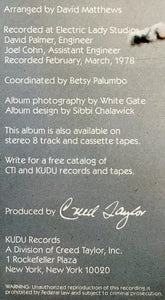 Hank Crawford : Cajun Sunrise (LP, Album)