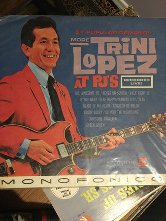 Trini Lopez : By Popular Demand!! More Trini Lopez At PJ's (LP, Album, whi)