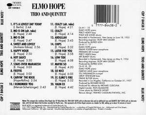 Elmo Hope : Trio And Quintet (CD, Comp)