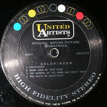 Laden Sie das Bild in den Galerie-Viewer, John Barry : Goldfinger (Original Motion Picture Sound Track) (LP, Album, Pit)
