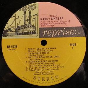Nancy Sinatra : Sugar (LP, Album, San)