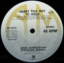 Load image into Gallery viewer, Wang Chung / Jesse Johnson And Stephanie Spruill : Fire In The Twilight / Heart Too Hot To Hold (12&quot;, Single)
