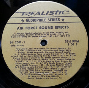 No Artist : The Mighty U.S. Armed Forces Sound Effects In Action! (3xLP, Gol + Box)