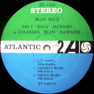 Milt Jackson / Coleman Hawkins : Bean Bags (LP, Album)