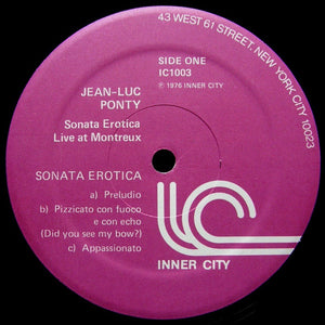 Jean-Luc Ponty : Live At Montreux (LP, Album, RE)